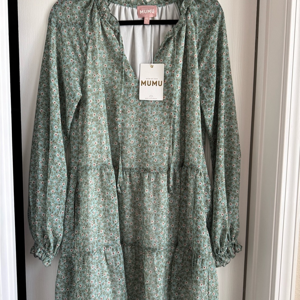 NWT Show Me Your Mumu long Sleeve Dress